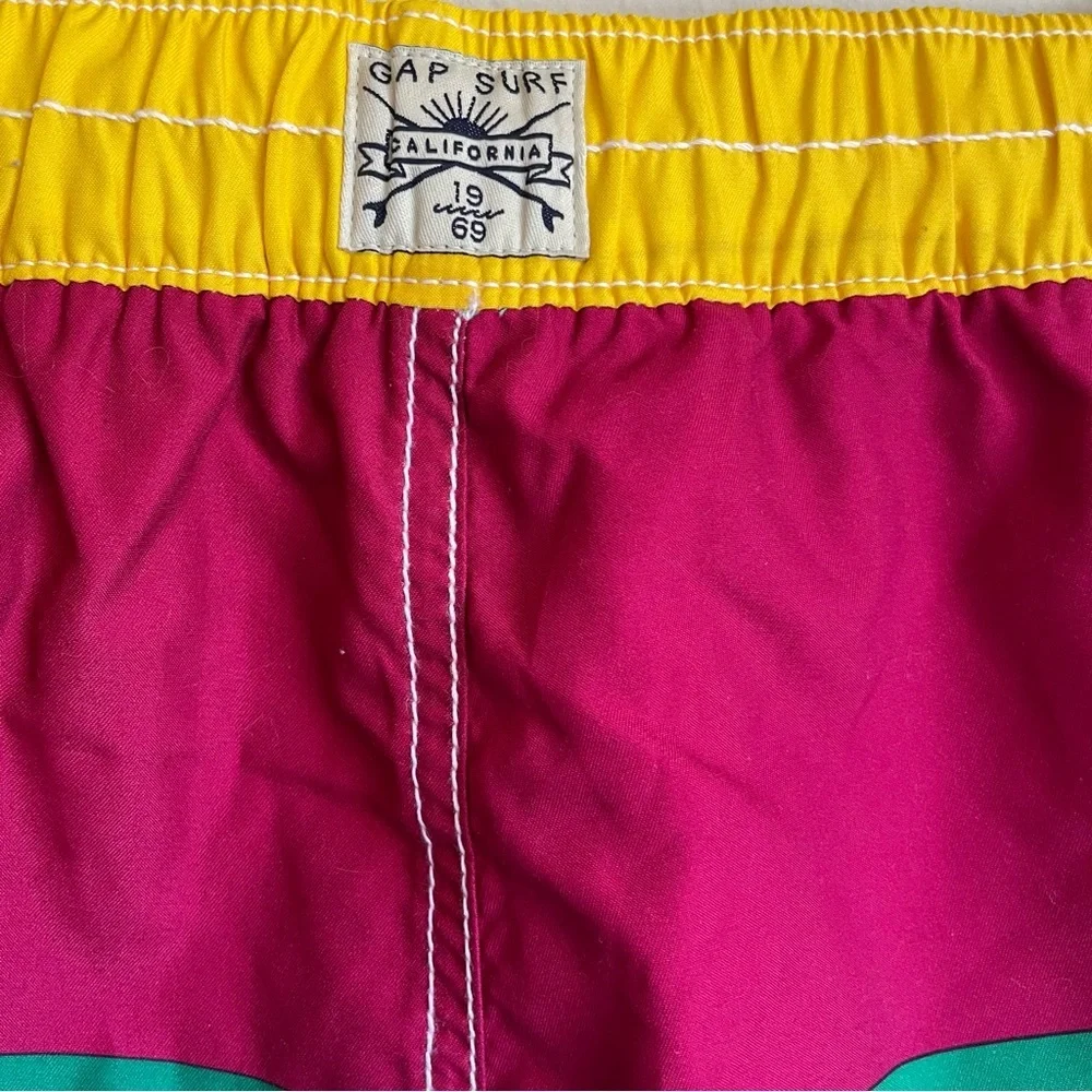 GAP Kids Multicolor Striped‎ Swim Shorts UPF 50+ NWT